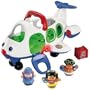 Fisher Price - Jouet Premier Age - Little People - Avion + 3 figurines : le pilote de l'avion, Eddie et Sarah Lynn