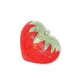 Strawberry Swarovski Crystal Clutch Bag