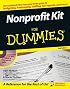 Nonprofit Kit For Dummies (For Dummies (Business & Personal Finance))