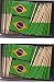 2 Boxes of Mini Brazil Toothpick Flags, 200 Small Brazilian Flag Toothpicks or Cocktail Sticks & Picks