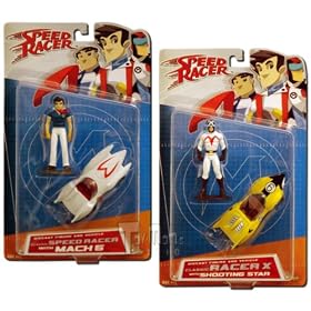 Speed Racer Series 1 Die-Cast Vehicles and Action Figures Set of 2 by Art Asylum