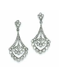 1.3 Carat 14K White Gold Diamond Earrings