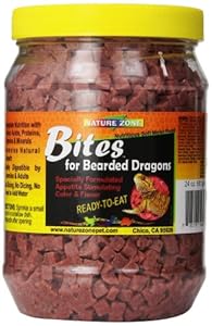 Nature Zone SNZ54622 Bearded Dragon Bites Soft Moist Food, 24-Ounce