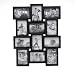 Melannco Espresso Collage Frame, Holds six 4-Inch x 6-Inch and six 6-Inch x 4-Inch Photos