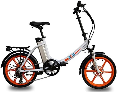 Ness Icon Folding Electric Bike (Orange)