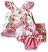 Nannette Baby Girls' Little Knit Ice Cream Top and Diaper Cover Set