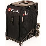 Zuca Sport Artist Case with Black Frame, Obsidian Black Sport Insert Bag and Vinyl Pouches