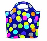 BUILT Neoprene Market Tote, Large, Scatter Dot 