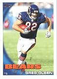 2010 Topps NFL Football Card # 234 Greg Olsen - Chicago Bears - NFL Trading Card in a Protective ScrewDown Case!