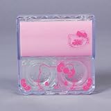 Hello Kitty Travel Contact Lens Case Tweeters Pink