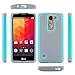 LG Escape 2 Case, LG Logos Case, LK [Shock-Absorption] Hybrid Dual Layer Armor Defender Protective Case Cover for LG Escape 2 / LG Logos (Mint)