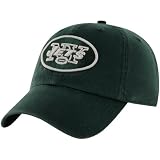 NFL New York Jets Clean Up Adjustable Hat, Dark Green, One Size Fits All Fits All