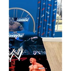 WWE Raw Wrestling Curtains 72" drop