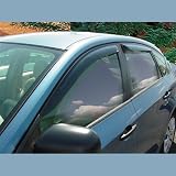 C&C Car Worx Side Window Vent Deflectors for 2008 09 10 11 Subaru Impreza, Impreza WRX