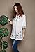 Ashir Aley Embroidered Peasant Dressy Tops 3/4 Sleeve Mexican Blouse