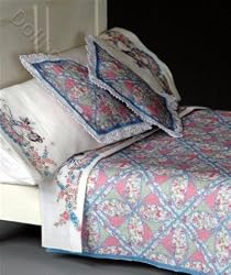 1:48 Miniature Blue Pink Quilt Kit by Lindee's Little Linens