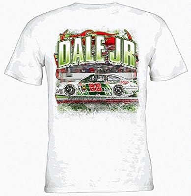 Dale Earnhardt Jr NASCAR #88-Diet Mtn Dew Flameout T-Shirt-White