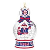 Chicago Cubs Snow Globe Ornaments