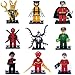 9pcs DC Universe Super Heroes Wolverine X-MEN Loki Robin Green Lantern The Flash Building Minifigures Block Compatible With Lego
