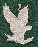 Air Force Academy Falcons Giant 1 5/8 W x 2 1/4 H Falcon Pendant - 14KT Gold Jewelry