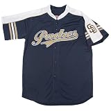 San Diego Padres Youth Button Down Raglan Sleeve Baseball Jersey by Stitches Athletic Gear