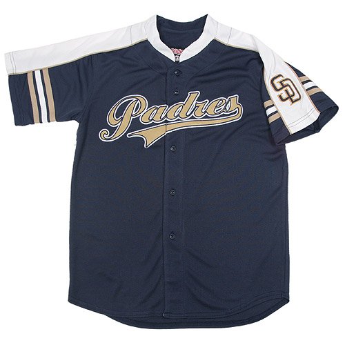 San Diego Padres Youth Button Down Raglan Sleeve Baseball Jersey by Stitches Athletic Gear