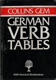 Collins Gem German Verb Tables and Grammar (0004593391) by [???]