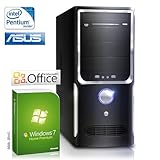 CSL Speed H4186 - Pentium 2x 3400 MHz, 4GB RAM, 500GB HDD, GMA X4500, DVD-RW, Gigabit LAN, Win7HP, Office 2010