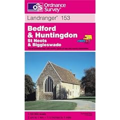 Bedford and Huntingdon, St.Neots and Biggleswade (Landranger Maps)