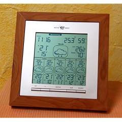Wetterstation Wetterdirekt EOS Max Zwetschgenholzrahmen