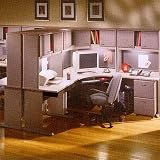 Series A Pewter Finish Office Set