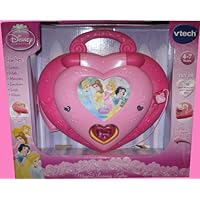 Disney Princess Magical Electronic Learning Pink Heart Laptop - vtech