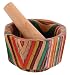 HIC Porcelain Octaganol Mortar and Pestle 3.5-inch