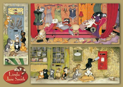 Childrens Toyshop  Toys : Ravensburger Puzzle 1,000 Pieces Crazy Cats