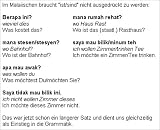 Kauderwelsch, Malaiisch Wort für Wort