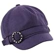 Crystal Newsboy Gatsby Cabby Adjustable Cap Hat Royal Blue