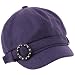 Crystal Newsboy Gatsby Cabby Adjustable Cap Hat Royal Blue