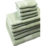 Egyptian Cotton 10 Piece Towel Bale - SAGE
