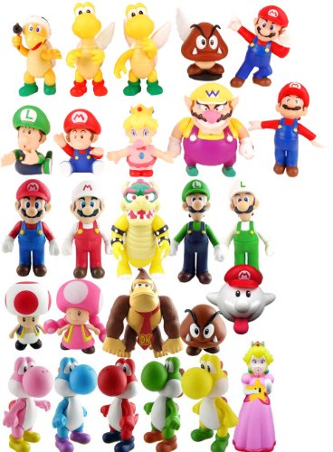 Super Mario Bros Pvc Figure Collectors Set Of 27