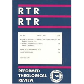 Reformed Theological Review by