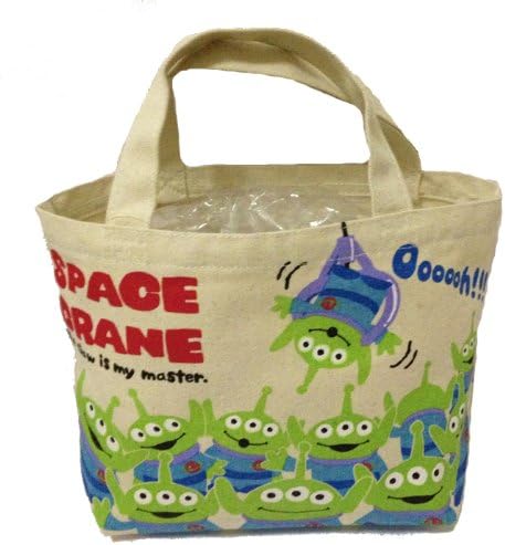 'Space Crane ' Cotton gusset bag <S size > Disney Toy Story Tote Bag bag lunch bag