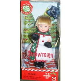 Barbie Kelly Club Snowman Tommy doll ornament too