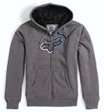 hoodies:Fox Spike Sasquatch Fullzip Hoodie (Medium, Gray)