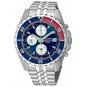 Pulsar Men's Alarm Chronograph Watch #PF3223