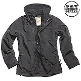 Damen Windbreaker Outdoor Hoodie , Regen und Windjacke mit Fleece und durchgehendem Zipper -schwarz- (40500430) - 