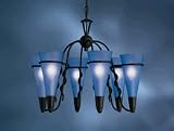 Kichler 2476BK Budapest Chandelier Black Height: 16-1/2