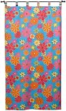 Freckles Hot Chocolate Print Tab Top Curtains,