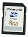 Panasonic 8GB SD High Capacity Memory Card Class 4 (Bulk Package)