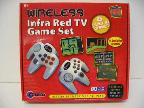 Childrens Toyshop  Video Games : Wireless Tv Game Set (Plug n Play TV Games)