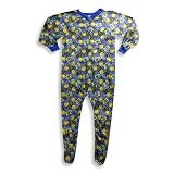 Carters Watch Your Wear - Toddler Boys Heavy Weight Blanket Sleeper, Powder Blue, Orange, Yellow (Size 2T)